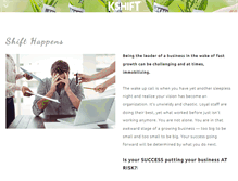 Tablet Screenshot of kshift.com